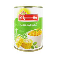 مهرام کنسرو ذرت شیرین 400 گرم