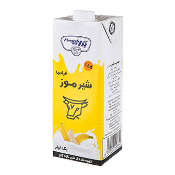 پگاه شیر موز استریل 1ل