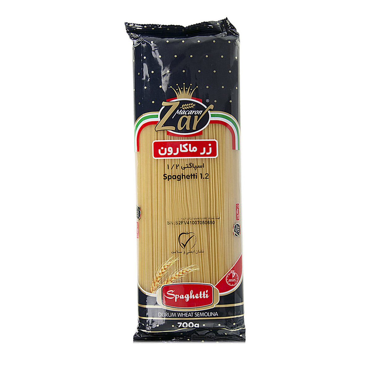 زرماکارون اسپاگتی 1.2 700گ