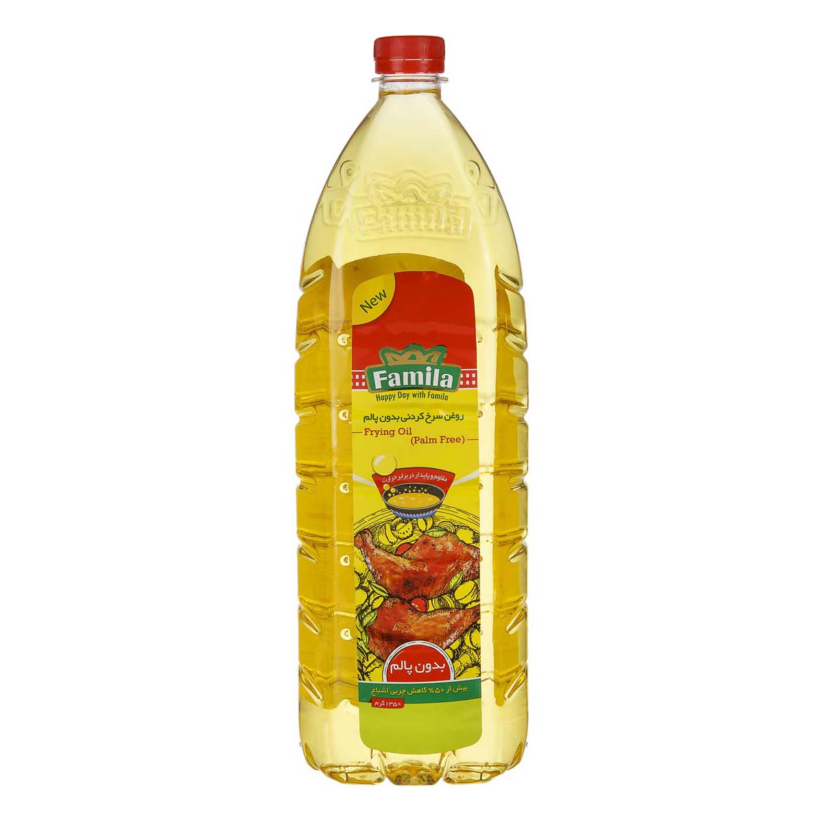 فامیلا روغن سرخ کردنی بدون پالم 1350گ