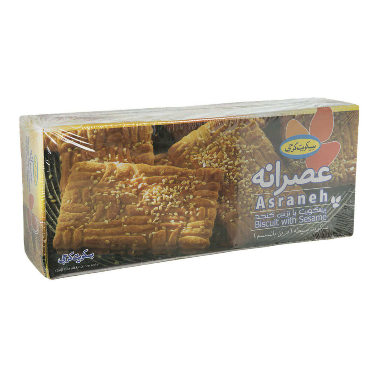 گرجی بیسکوئیت عصرانه کنجدی 720 گ