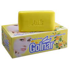 گلنار صابون طرح چهره زرد 6عددی